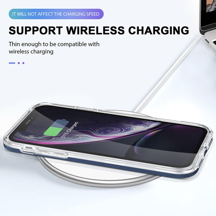 For iPhone XR Bright Series Clear Acrylic + PC+TPU Shockproof Case