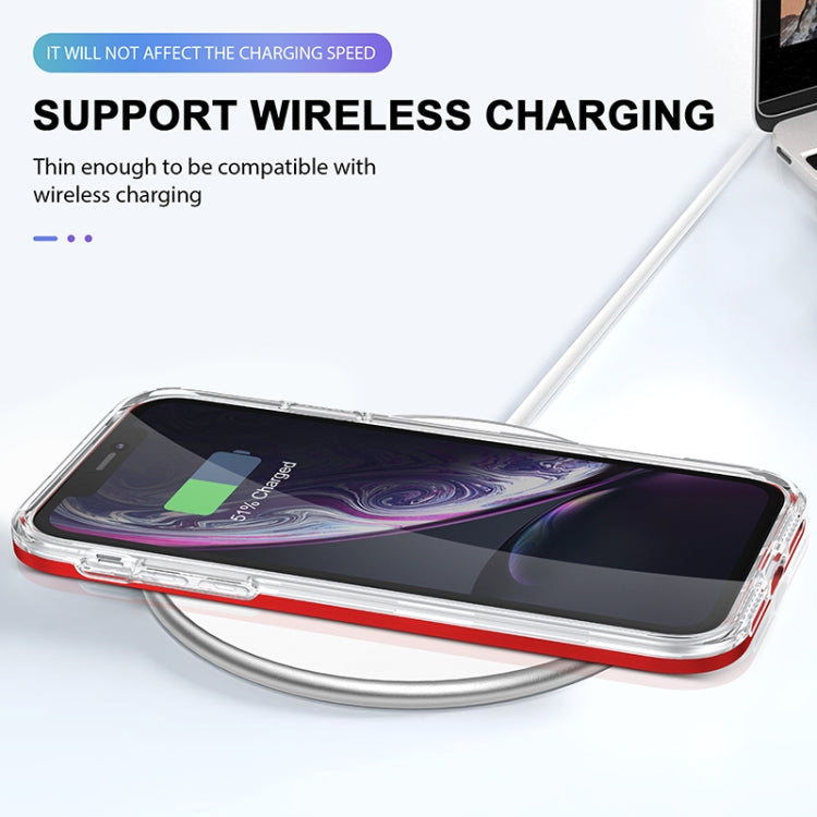 For iPhone XR Bright Series Clear Acrylic + PC+TPU Shockproof Case