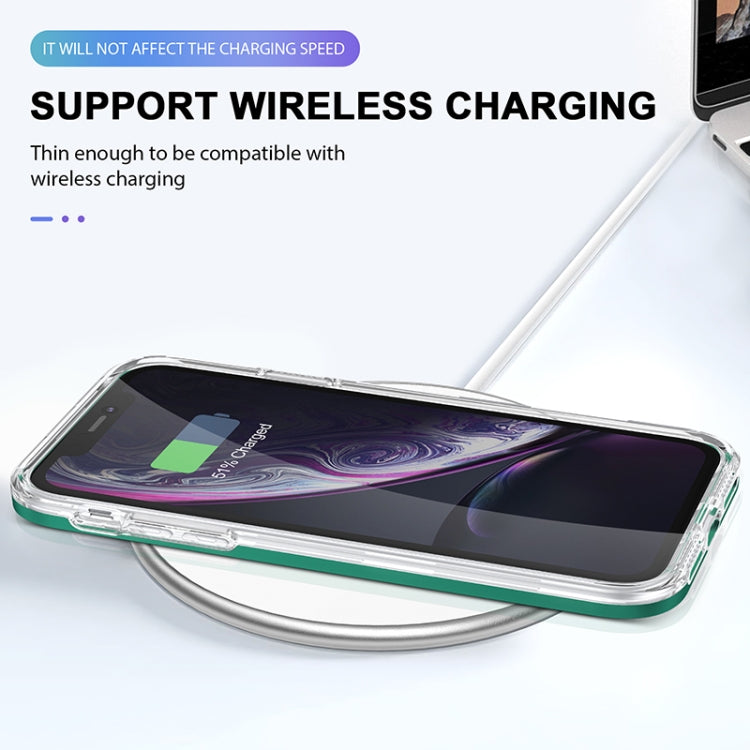 For iPhone XR Bright Series Clear Acrylic + PC+TPU Shockproof Case