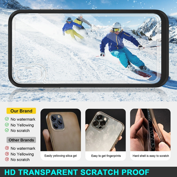 For iPhone XS Max Bright Series Clear Acrylic + PC+TPU Shockproof Case