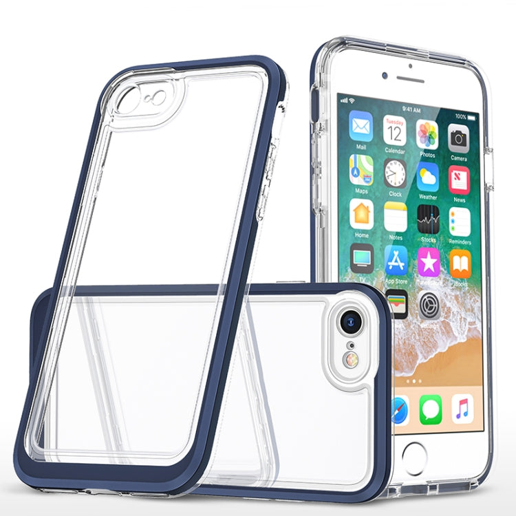 For iPhone SE 2022 / SE 2020 / 8 / 7 Bright Series Clear Acrylic + PC+TPU Shockproof Case