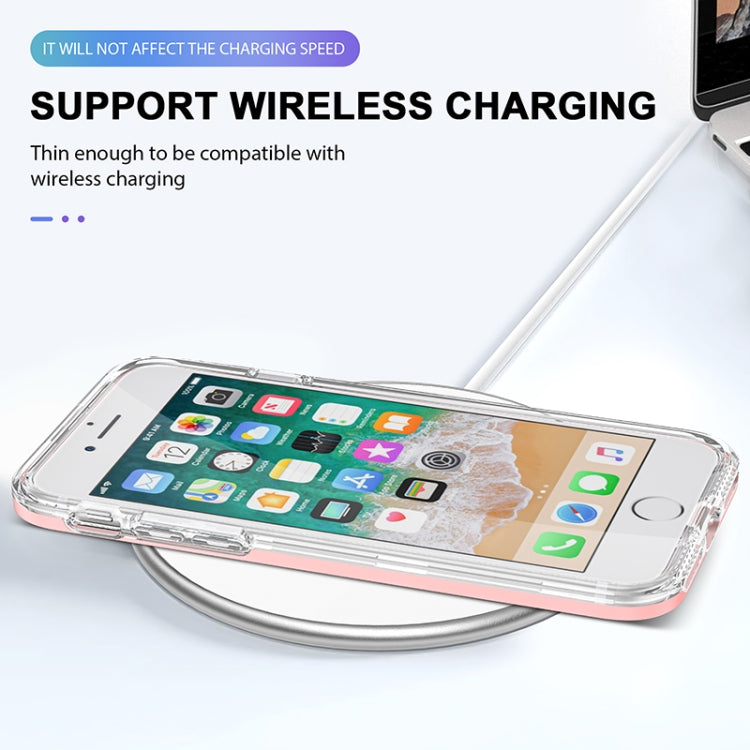 For iPhone SE 2022 / SE 2020 / 8 / 7 Bright Series Clear Acrylic + PC+TPU Shockproof Case