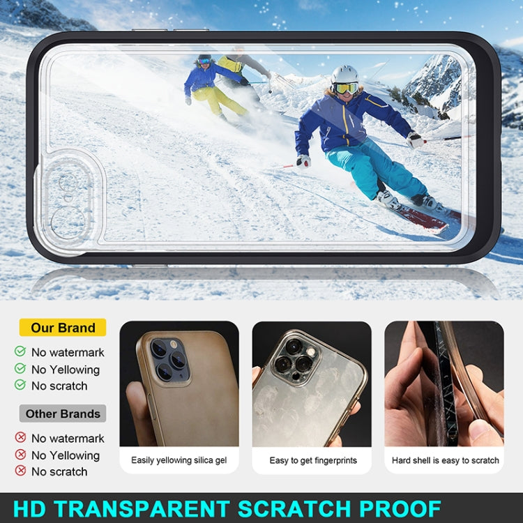 For iPhone SE 2022 / SE 2020 / 8 / 7 Bright Series Clear Acrylic + PC+TPU Shockproof Case