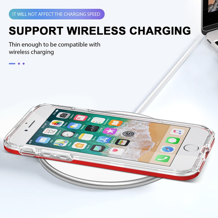 For iPhone SE 2022 / SE 2020 / 8 / 7 Bright Series Clear Acrylic + PC+TPU Shockproof Case
