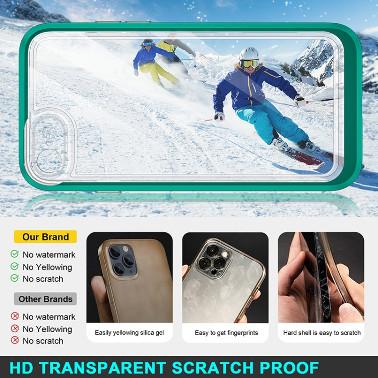 For iPhone SE 2022 / SE 2020 / 8 / 7 Bright Series Clear Acrylic + PC+TPU Shockproof Case