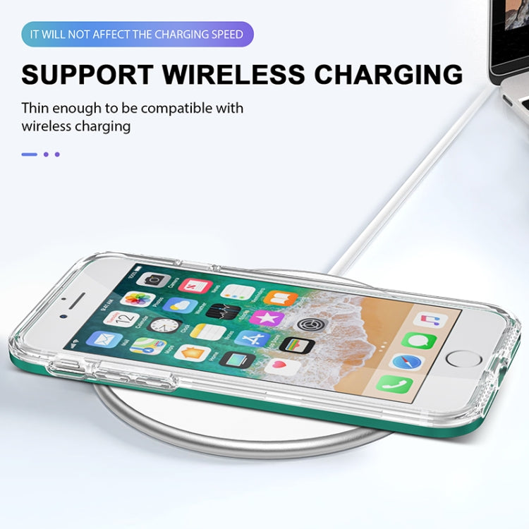 For iPhone SE 2022 / SE 2020 / 8 / 7 Bright Series Clear Acrylic + PC+TPU Shockproof Case