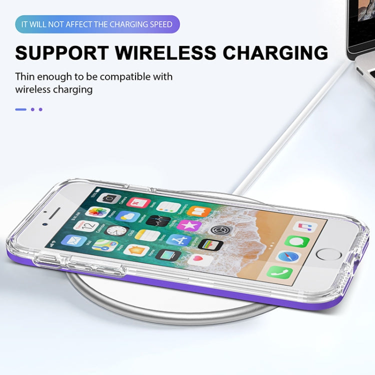 For iPhone SE 2022 / SE 2020 / 8 / 7 Bright Series Clear Acrylic + PC+TPU Shockproof Case