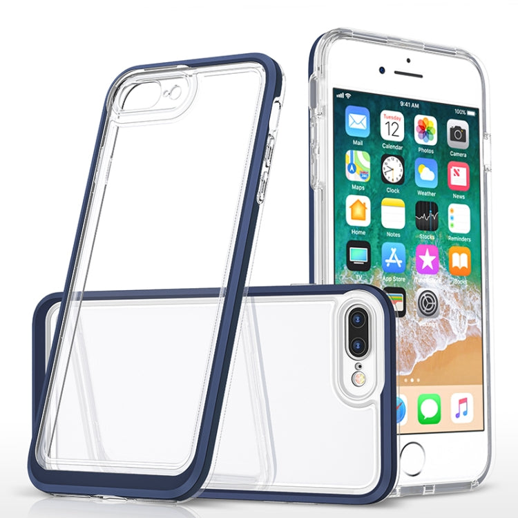 Bright Series Clear Acrylic + PC+TPU Shockproof Case For iPhone 8 Plus / 7 Plus