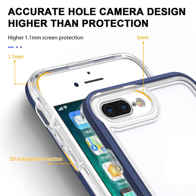 Bright Series Clear Acrylic + PC+TPU Shockproof Case For iPhone 8 Plus / 7 Plus