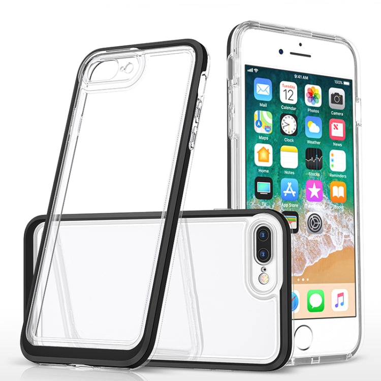 Bright Series Clear Acrylic + PC+TPU Shockproof Case For iPhone 8 Plus / 7 Plus