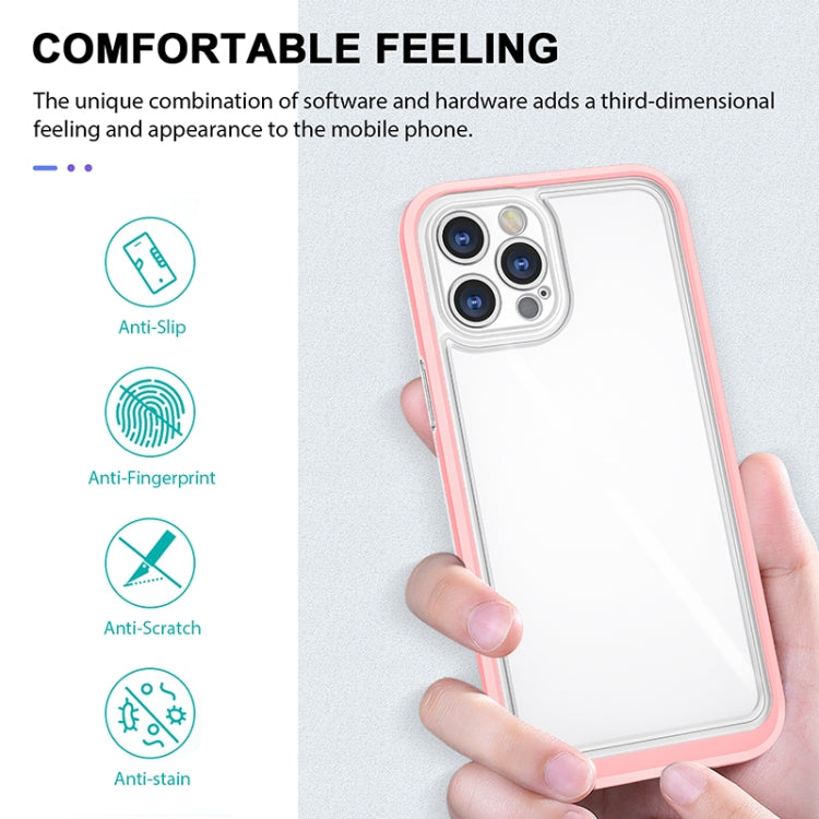 For iPhone 12 Pro Bright Series Clear Acrylic + PC+TPU Shockproof Case