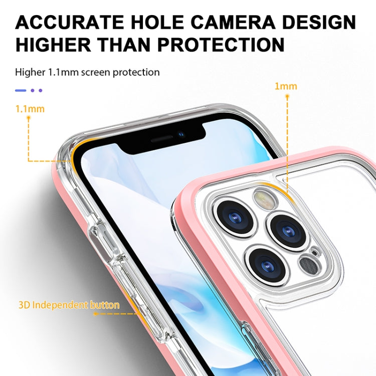 For iPhone 12 Pro Bright Series Clear Acrylic + PC+TPU Shockproof Case