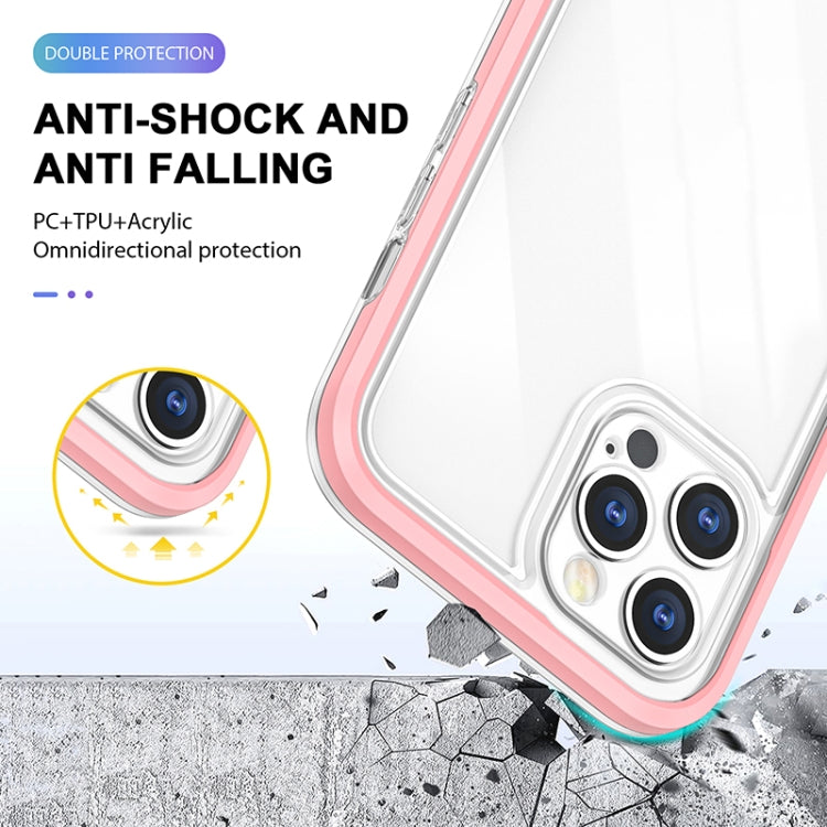 For iPhone 12 Pro Bright Series Clear Acrylic + PC+TPU Shockproof Case