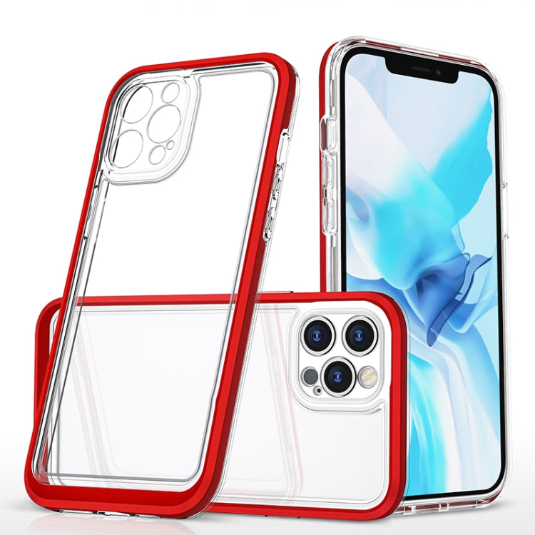 For iPhone 12 Pro Bright Series Clear Acrylic + PC+TPU Shockproof Case