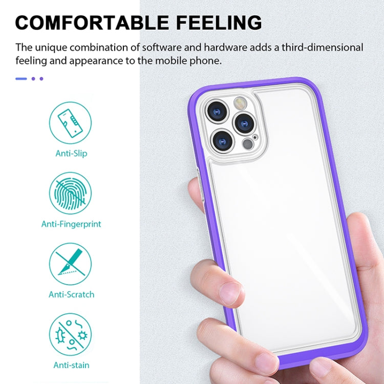 For iPhone 12 Pro Bright Series Clear Acrylic + PC+TPU Shockproof Case