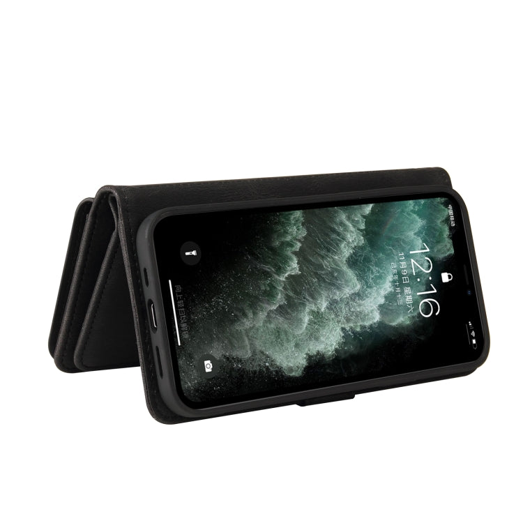 Skin Feel PU + TPU Horizontal Flip Leather Case with Holder & 15 Cards Slot & Wallet & Zipper Pocket & Lanyard For iPhone 11 Pro Max