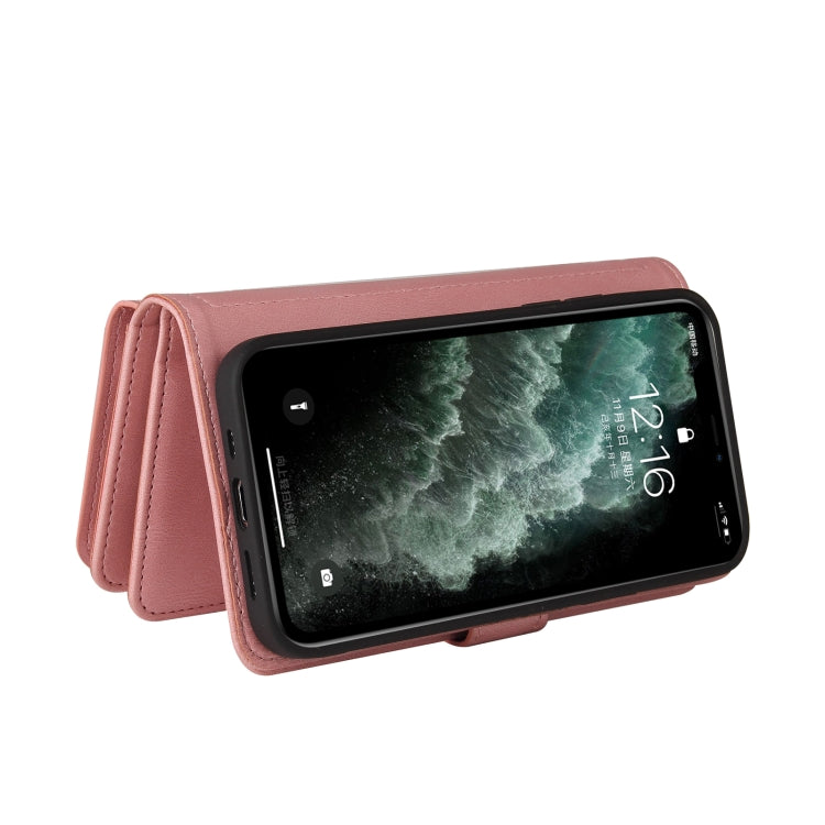 Skin Feel PU + TPU Horizontal Flip Leather Case with Holder & 15 Cards Slot & Wallet & Zipper Pocket & Lanyard For iPhone 11 Pro Max