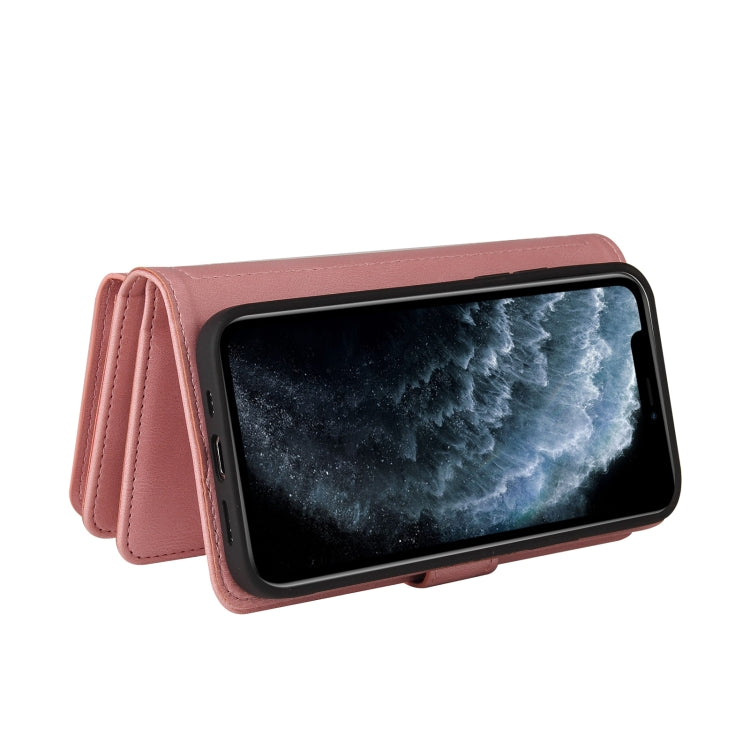 Skin Feel PU + TPU Horizontal Flip Leather Case with Holder & 15 Cards Slot & Wallet & Zipper Pocket & Lanyard For iPhone 11 Pro