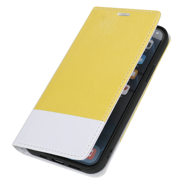 For iPhone 13 mini Cross Texture Magnetic Horizontal Flip Leather Case with Card Slots & Holder & Wallet