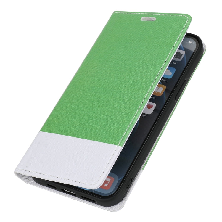 For iPhone 13 mini Cross Texture Magnetic Horizontal Flip Leather Case with Card Slots & Holder & Wallet