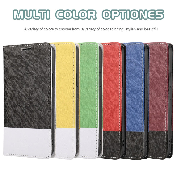 For iPhone 13 mini Cross Texture Magnetic Horizontal Flip Leather Case with Card Slots & Holder & Wallet