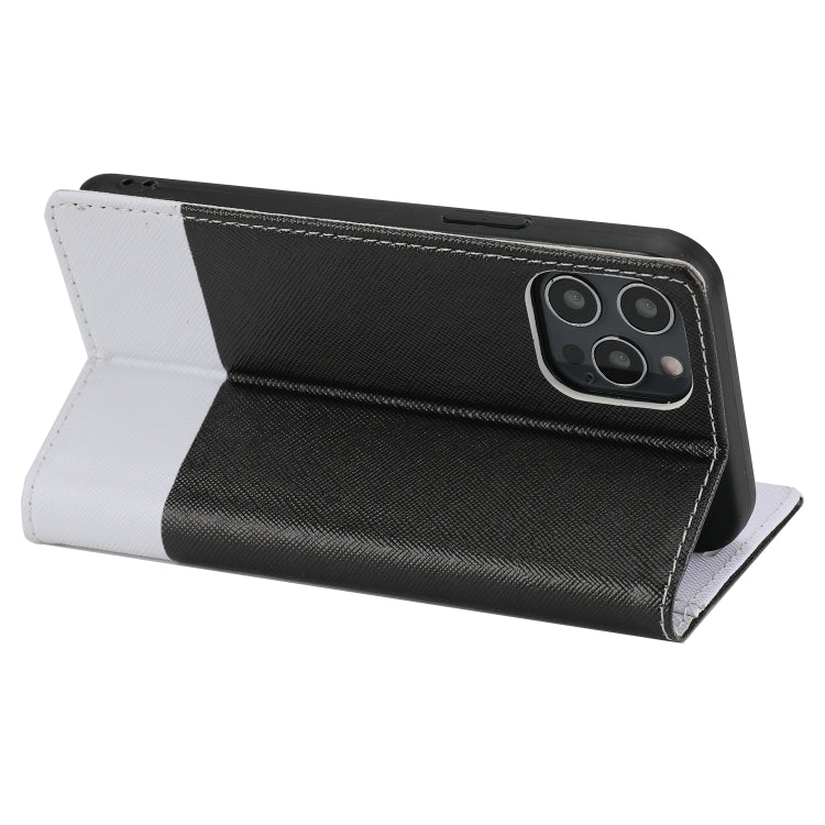 For iPhone 13 Pro Cross Texture Magnetic Horizontal Flip Leather Case with Card Slots & Holder & Wallet