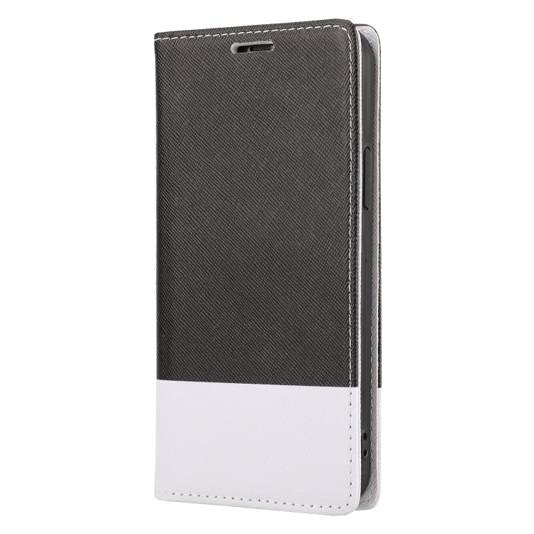 For iPhone 12 mini Cross Texture Magnetic Horizontal Flip Leather Case with Card Slots & Holder & Wallet