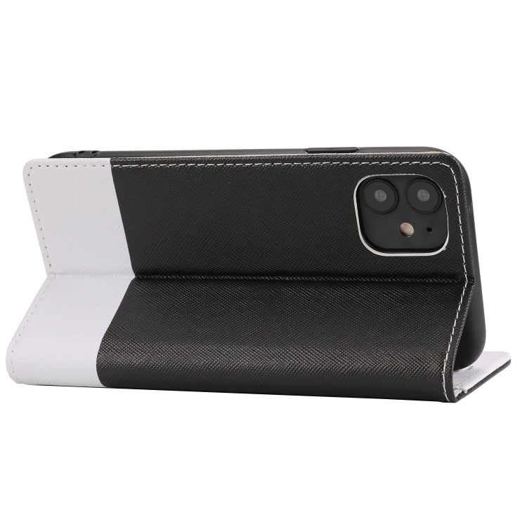 For iPhone 12 mini Cross Texture Magnetic Horizontal Flip Leather Case with Card Slots & Holder & Wallet
