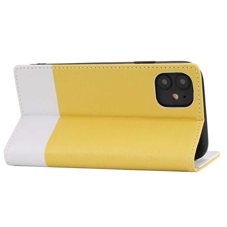 For iPhone 12 / 12 Pro Cross Texture Magnetic Horizontal Flip Leather Case with Card Slots & Holder & Wallet