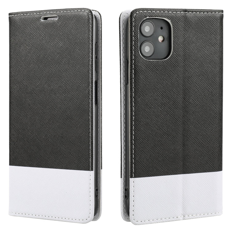 For iPhone 11 Cross Texture Magnetic Horizontal Flip Leather Case with Card Slots & Holder & Wallet