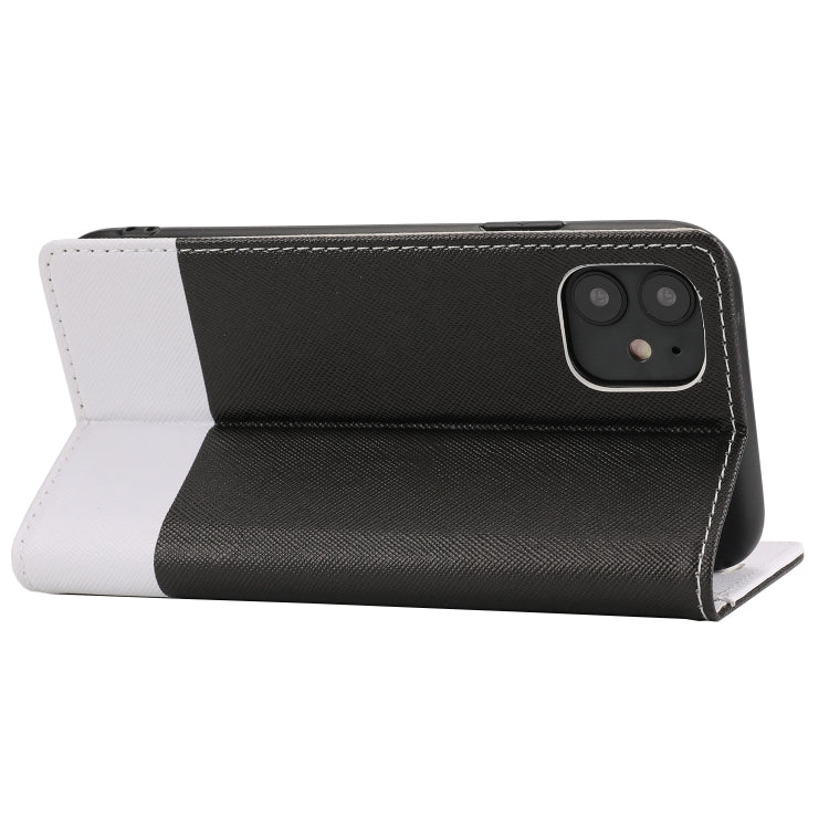 For iPhone 11 Cross Texture Magnetic Horizontal Flip Leather Case with Card Slots & Holder & Wallet