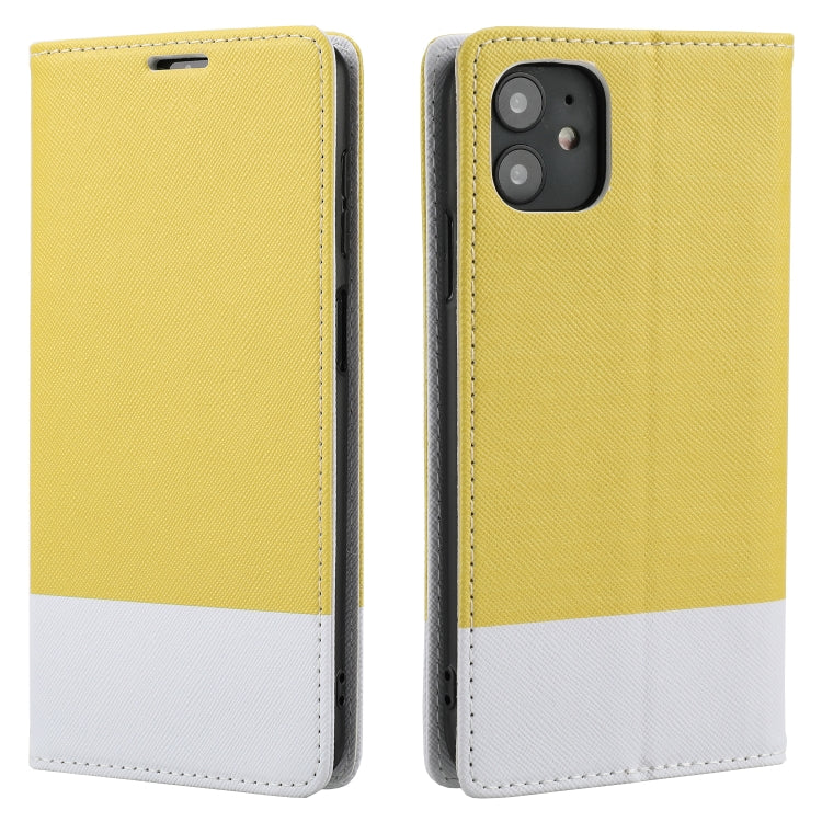 For iPhone 11 Cross Texture Magnetic Horizontal Flip Leather Case with Card Slots & Holder & Wallet