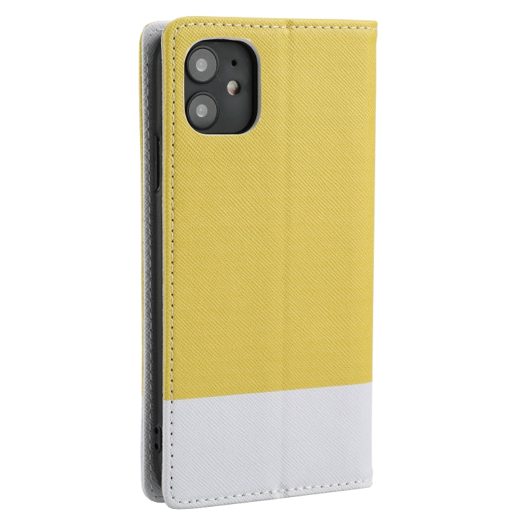For iPhone 11 Cross Texture Magnetic Horizontal Flip Leather Case with Card Slots & Holder & Wallet