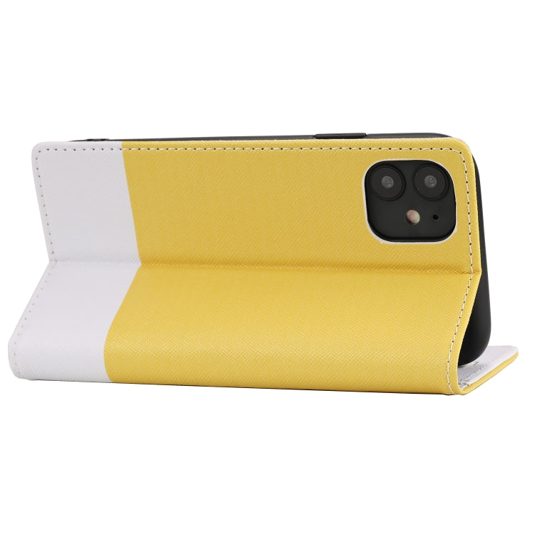 For iPhone 11 Cross Texture Magnetic Horizontal Flip Leather Case with Card Slots & Holder & Wallet