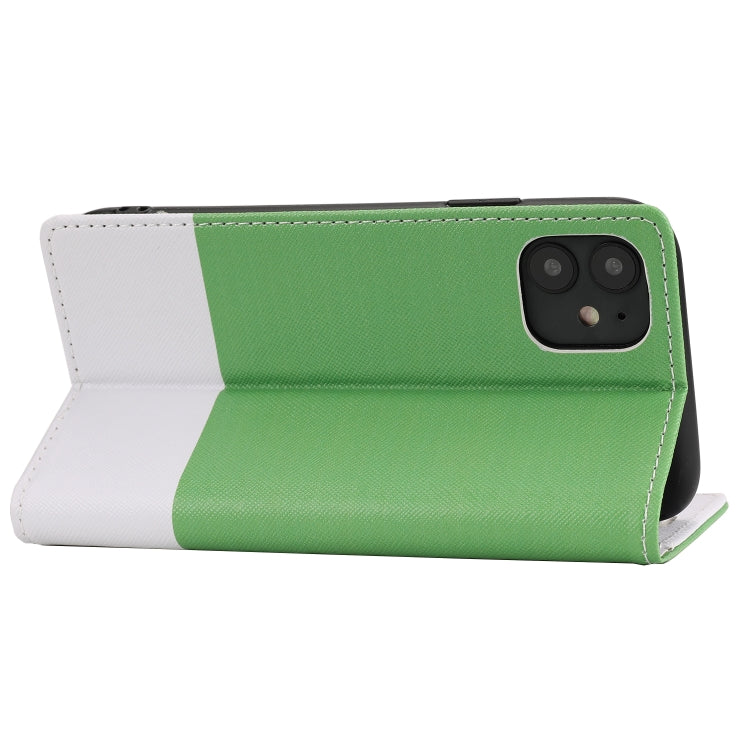 For iPhone 11 Cross Texture Magnetic Horizontal Flip Leather Case with Card Slots & Holder & Wallet
