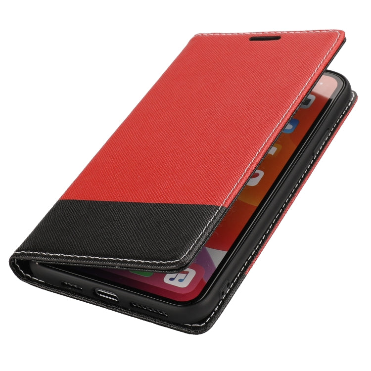 For iPhone 11 Pro Cross Texture Magnetic Horizontal Flip Leather Case with Card Slots & Holder & Wallet