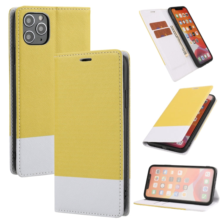 For iPhone 11 Pro Cross Texture Magnetic Horizontal Flip Leather Case with Card Slots & Holder & Wallet