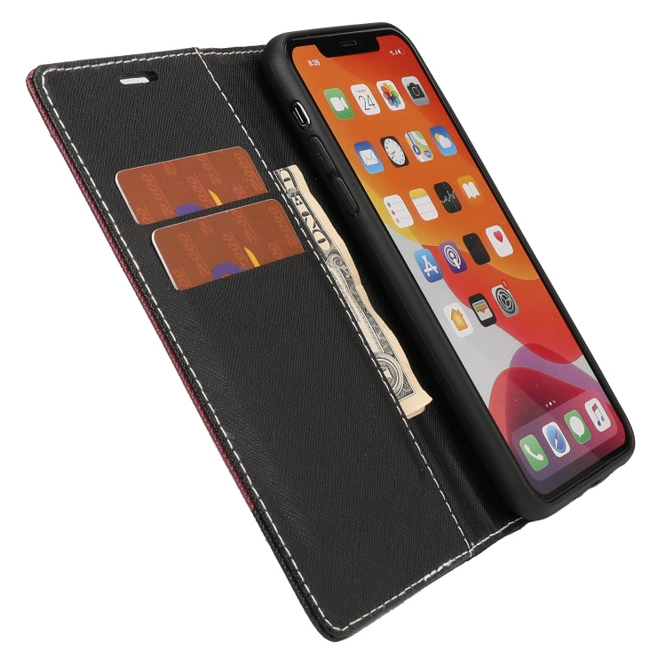 For iPhone 11 Pro Cross Texture Magnetic Horizontal Flip Leather Case with Card Slots & Holder & Wallet