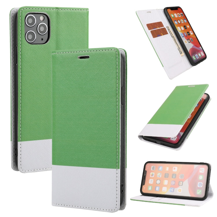 For iPhone 11 Pro Cross Texture Magnetic Horizontal Flip Leather Case with Card Slots & Holder & Wallet