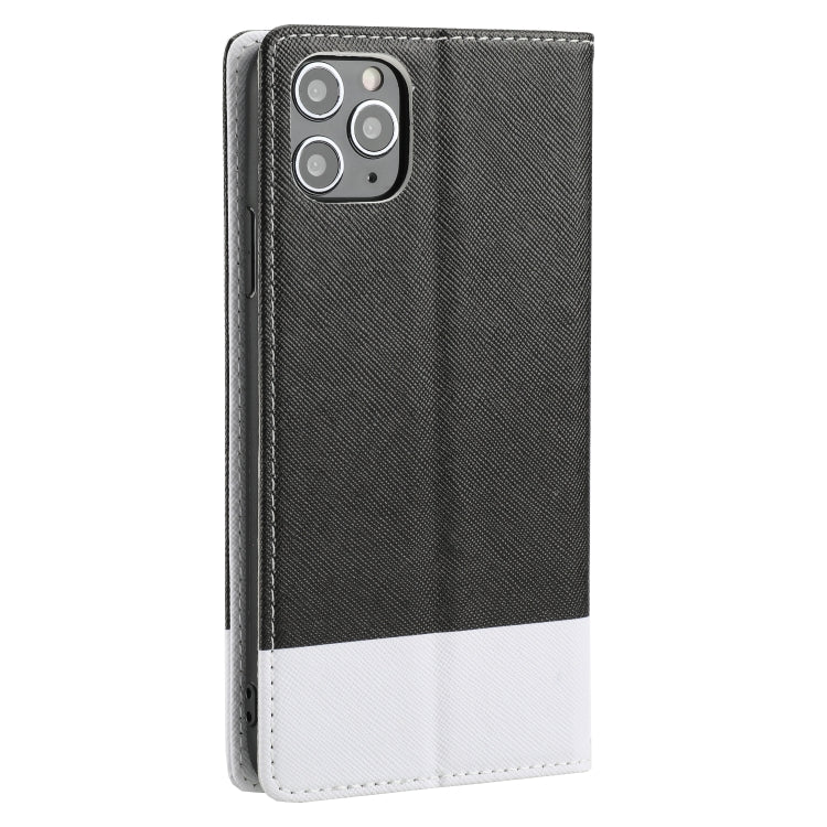 For iPhone 11 Pro Max Cross Texture Magnetic Horizontal Flip Leather Case with Card Slots & Holder & Wallet