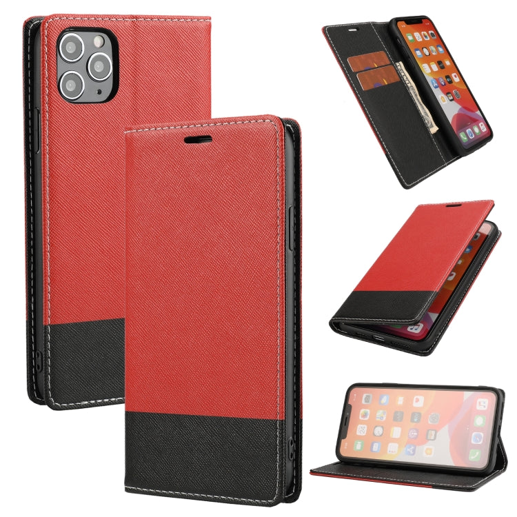 For iPhone 11 Pro Max Cross Texture Magnetic Horizontal Flip Leather Case with Card Slots & Holder & Wallet