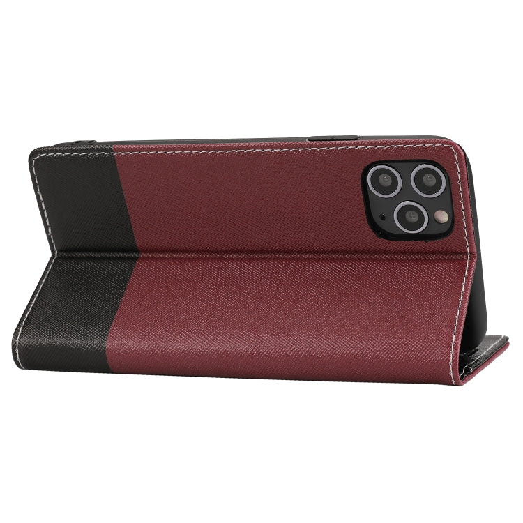 For iPhone 11 Pro Max Cross Texture Magnetic Horizontal Flip Leather Case with Card Slots & Holder & Wallet