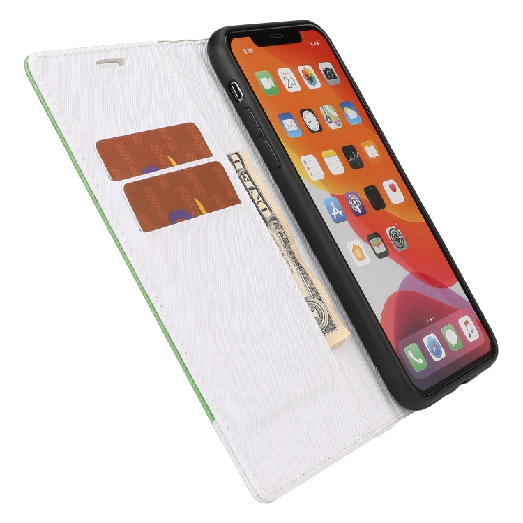 For iPhone 11 Pro Max Cross Texture Magnetic Horizontal Flip Leather Case with Card Slots & Holder & Wallet