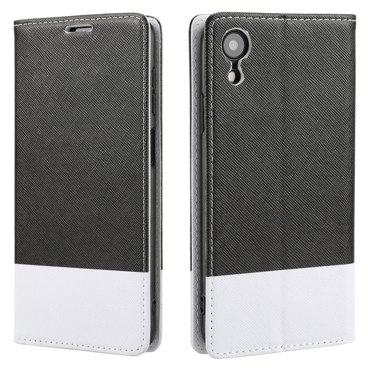 For iPhone XR Cross Texture Magnetic Horizontal Flip Leather Case with Card Slots & Holder & Wallet