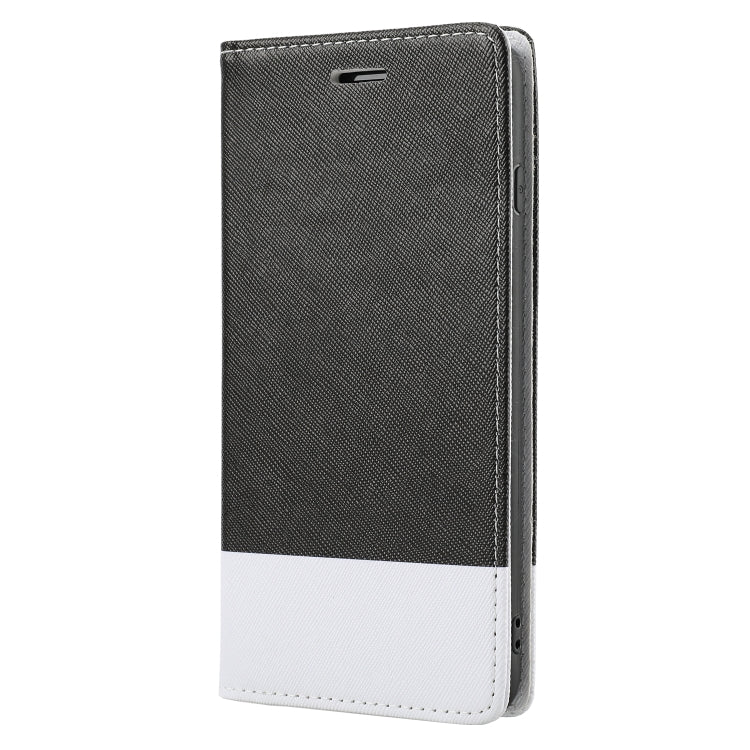 For iPhone XR Cross Texture Magnetic Horizontal Flip Leather Case with Card Slots & Holder & Wallet