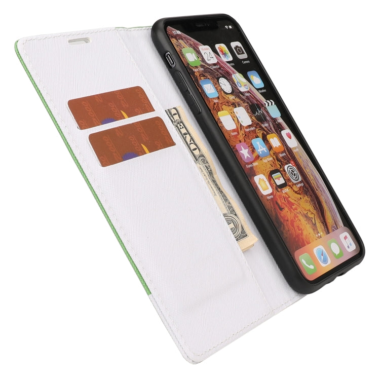 For iPhone XR Cross Texture Magnetic Horizontal Flip Leather Case with Card Slots & Holder & Wallet