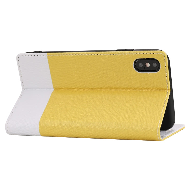 For iPhone XS Max Cross Texture Magnetic Horizontal Flip Leather Case with Card Slots & Holder & Wallet