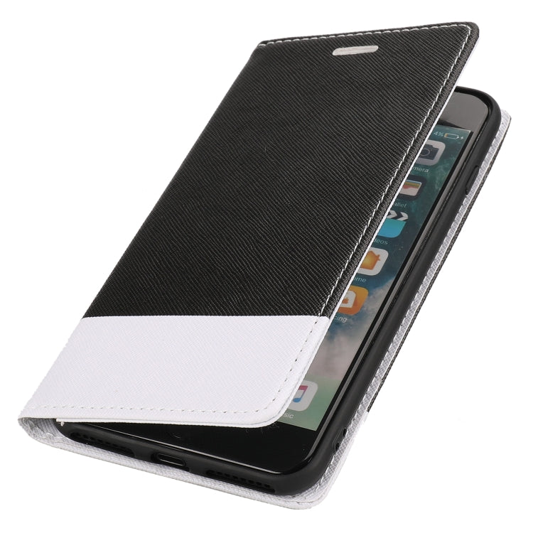 Cross Texture Magnetic Horizontal Flip Leather Case with Card Slots & Holder & Wallet For iPhone 8 Plus / 7 Plus