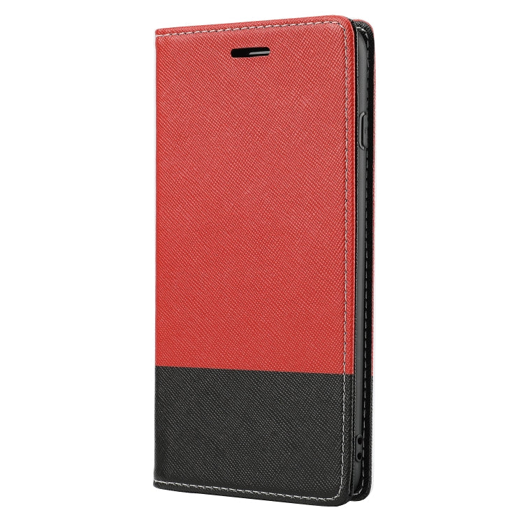 Cross Texture Magnetic Horizontal Flip Leather Case with Card Slots & Holder & Wallet For iPhone 8 Plus / 7 Plus