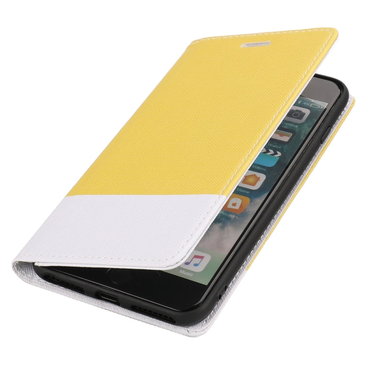 Cross Texture Magnetic Horizontal Flip Leather Case with Card Slots & Holder & Wallet For iPhone 8 Plus / 7 Plus